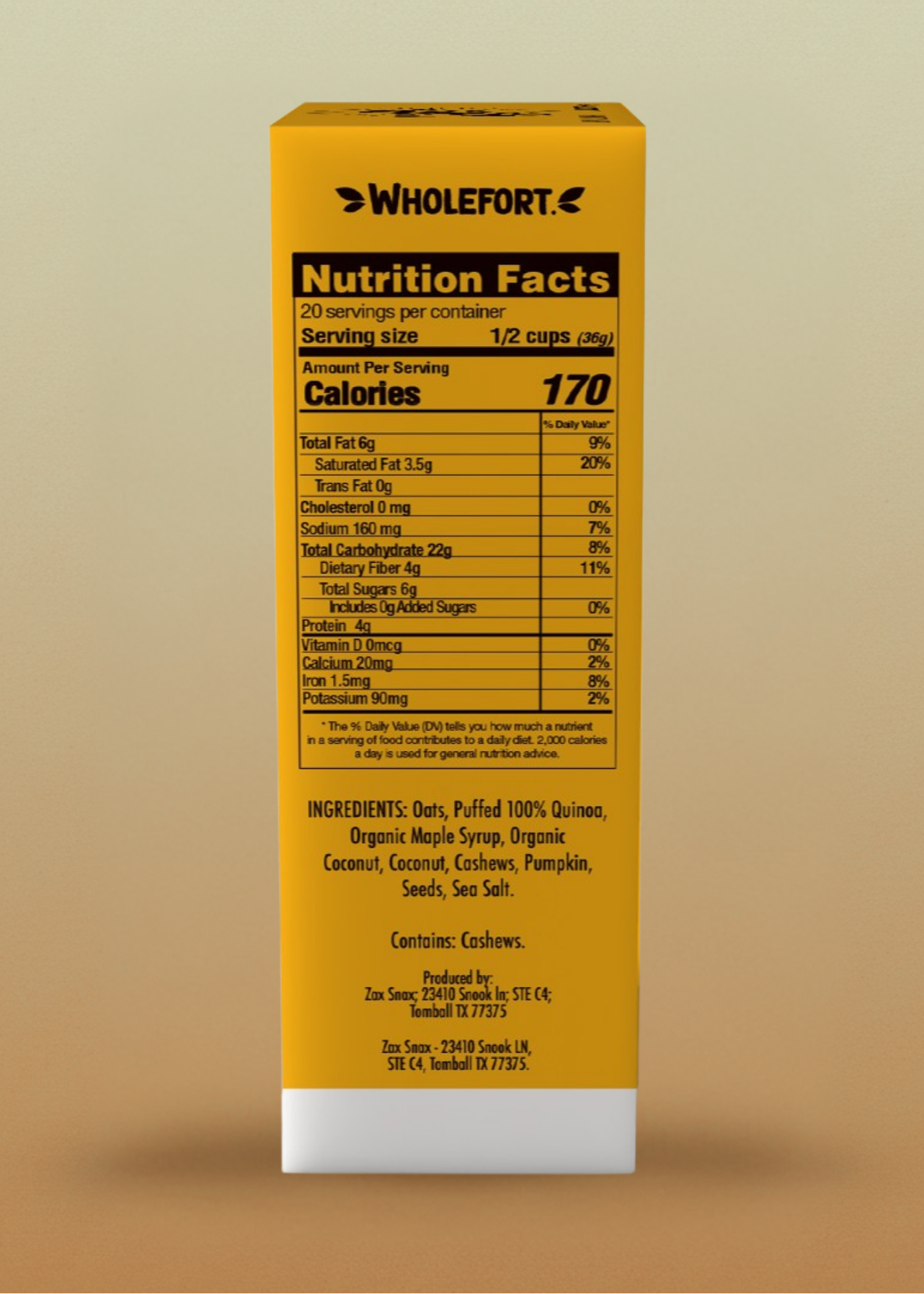 Nuts'n Seeds Quinoa Granola