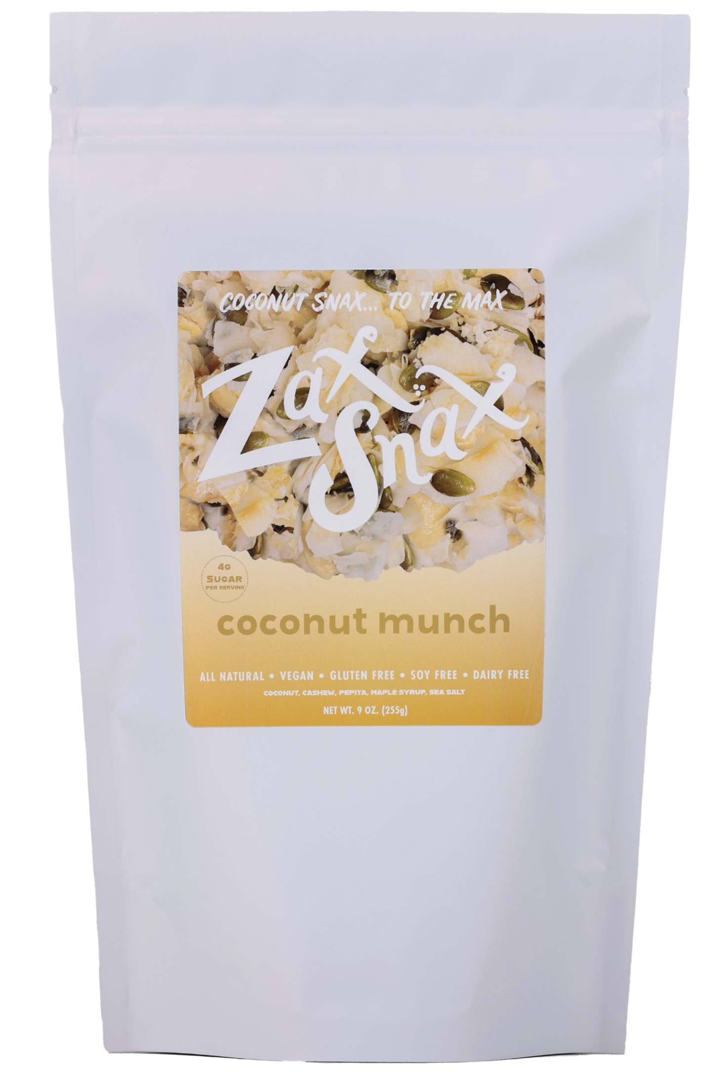 3-Pack PARTY SIZE - Zax Snax - Coconut Snack Mixes