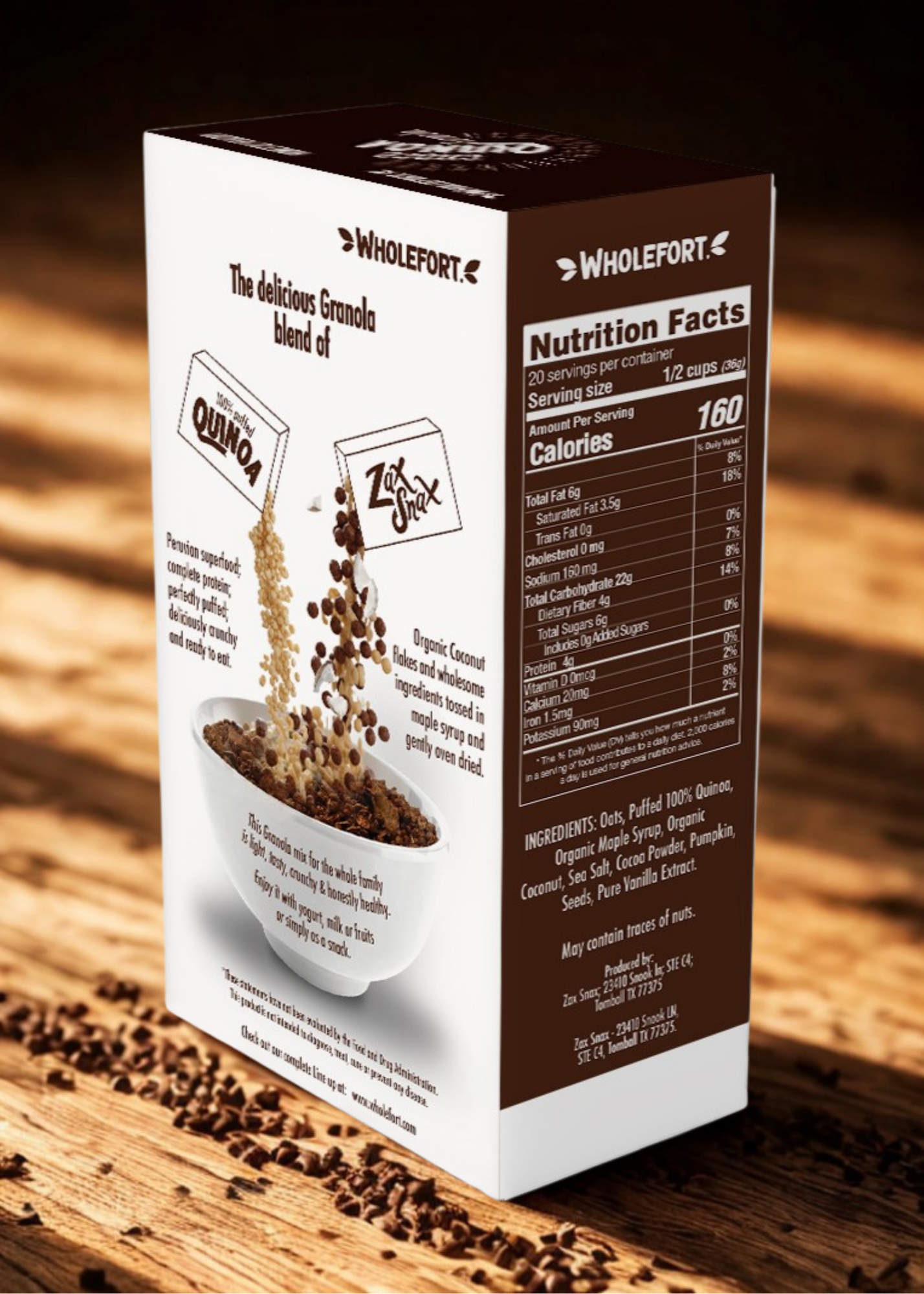 Choco Quinoa Granola