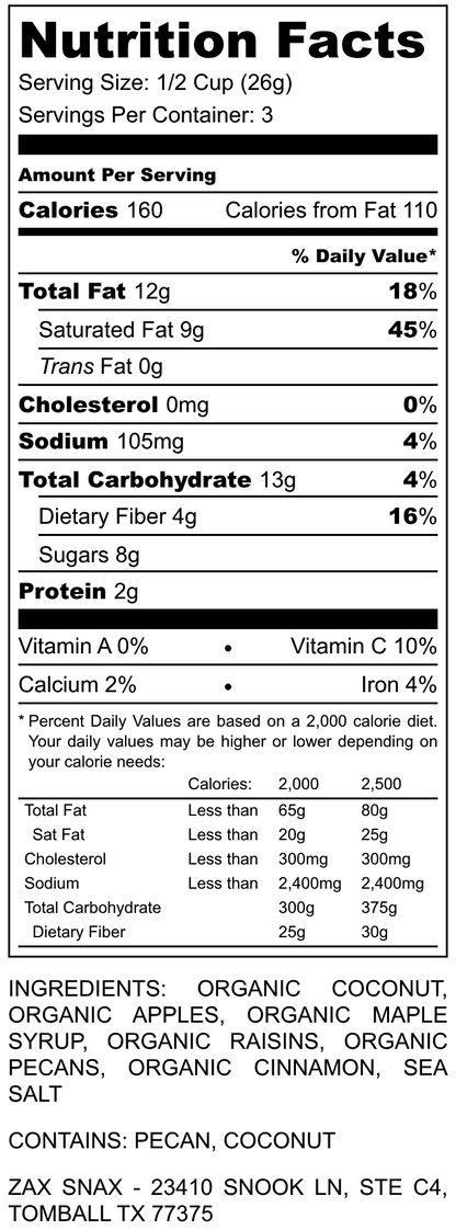 Cinnamon Apple - 3 Servings