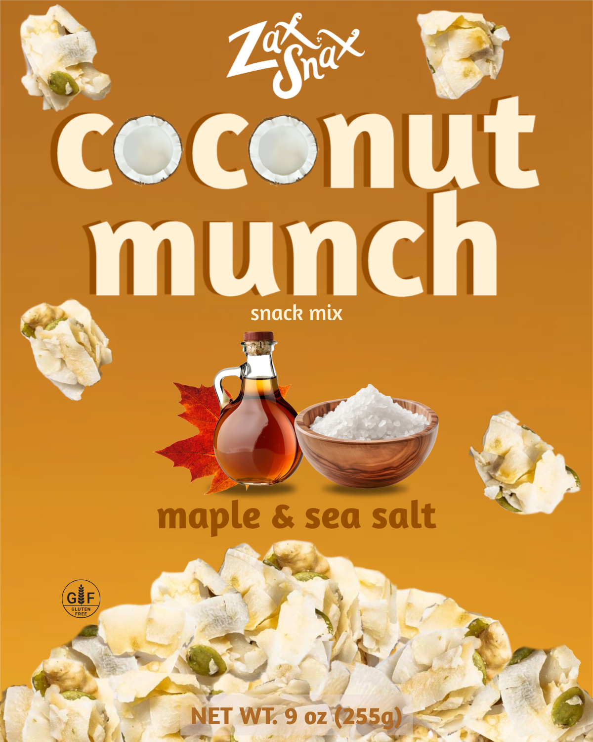 Maple Salt Party Size Maple & Sea Salt - 10 Servings – ZaxSnax