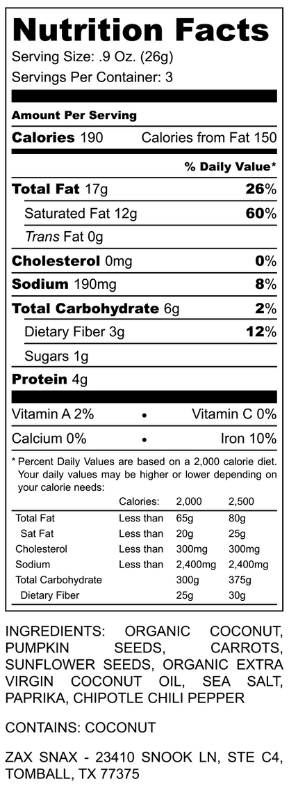 Smoky Chipotle -  3 Servings